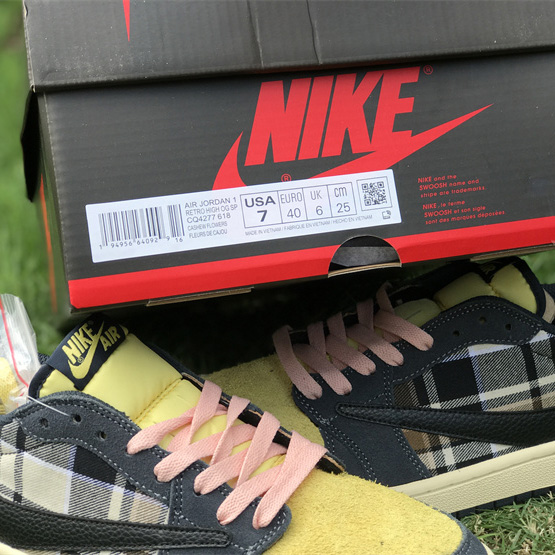 Fragment x Travis Scott x  Air Jordan 1 Low Sneaker  CQ4277-618 - PerfectKickZ