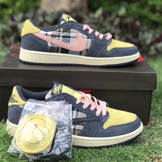 Fragment x Travis Scott x  Air Jordan 1 Low Sneaker  CQ4277-618 - PerfectKickZ