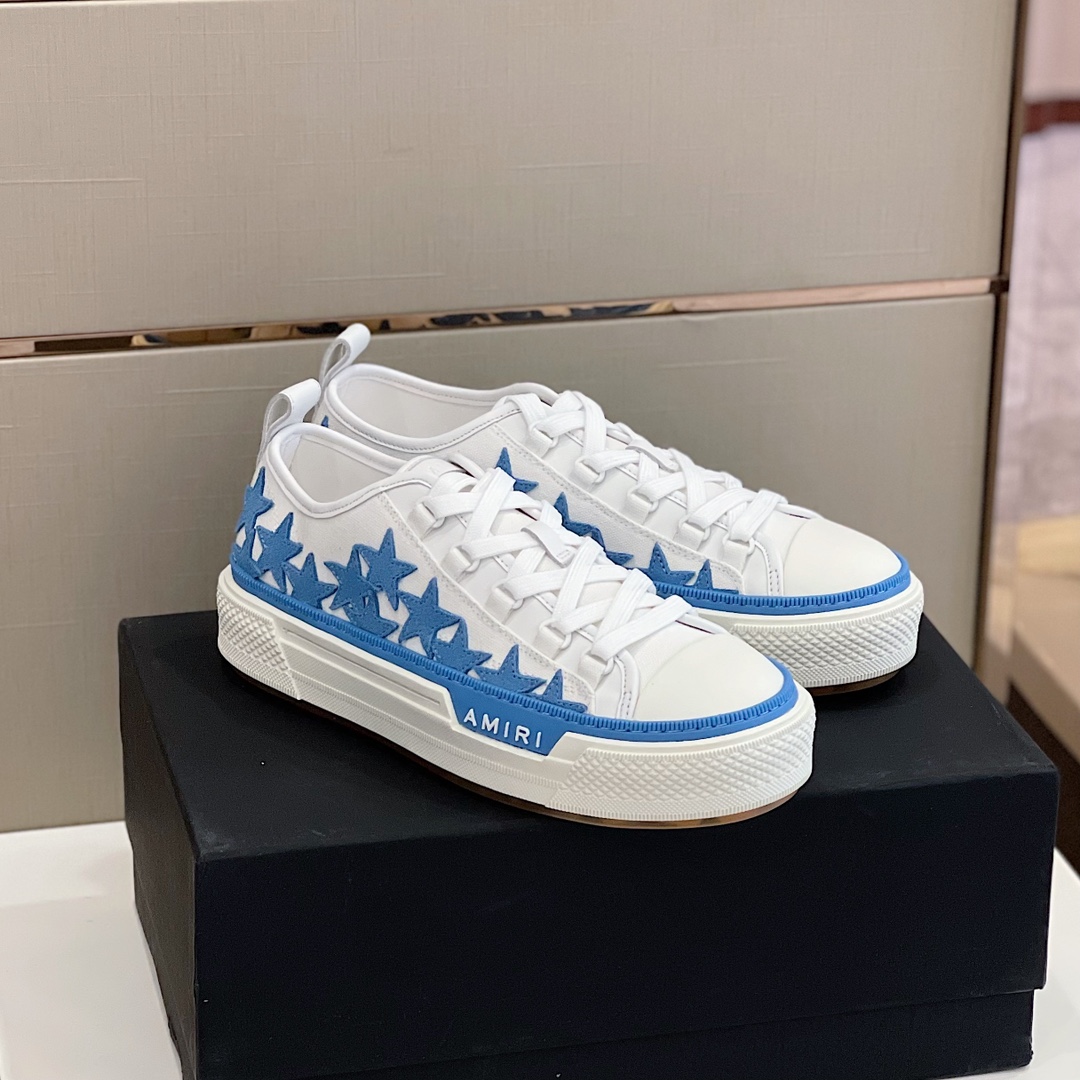 Amiri Stars Court Low Top Sneaker - PerfectKickZ