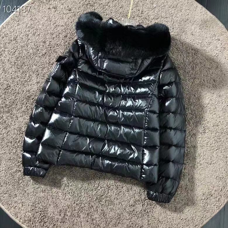 Moncler Black Down Badyfur Jacket - PerfectKickZ