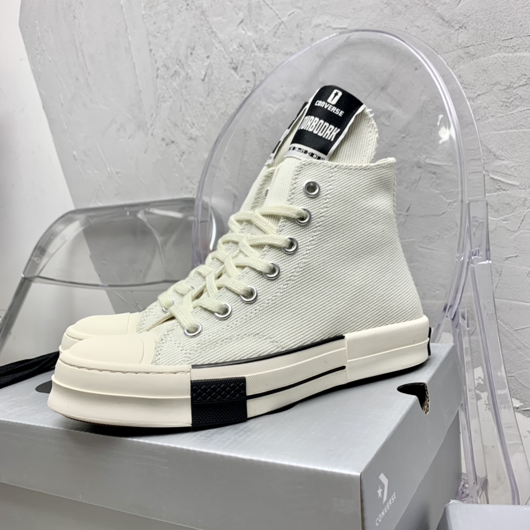 Rick Owensx Converse x  Drkshdw Drkstar Hi Sneakers - PerfectKickZ