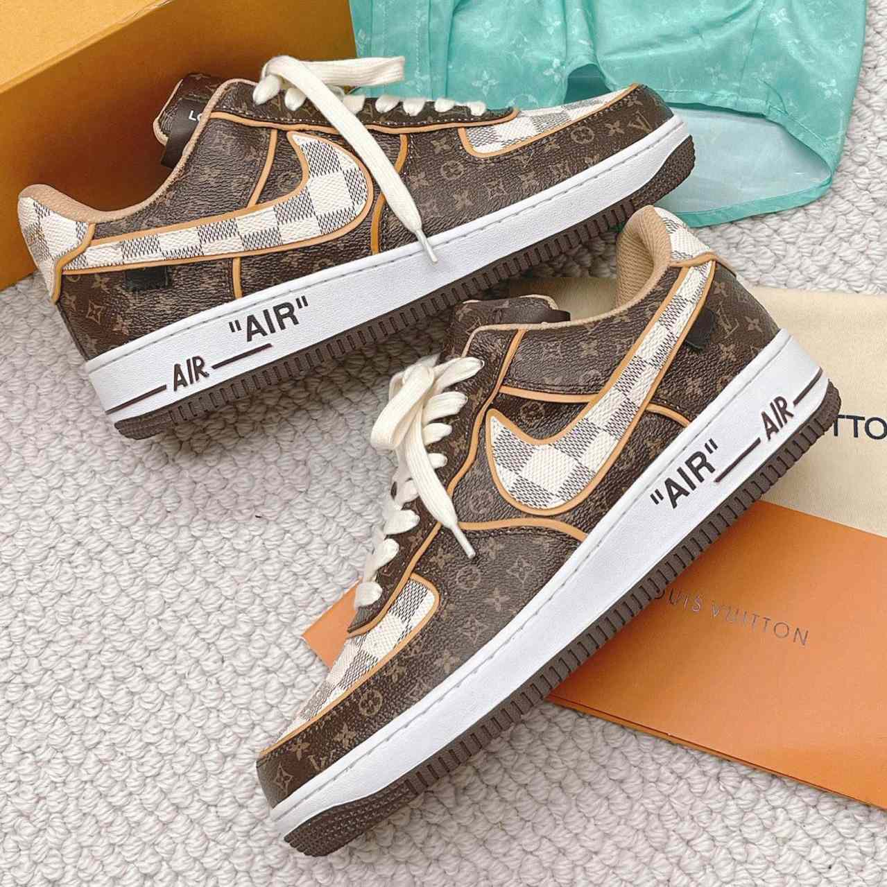 Louis Vuitton X Nike Air Force 1 Sneaker - PerfectKickZ