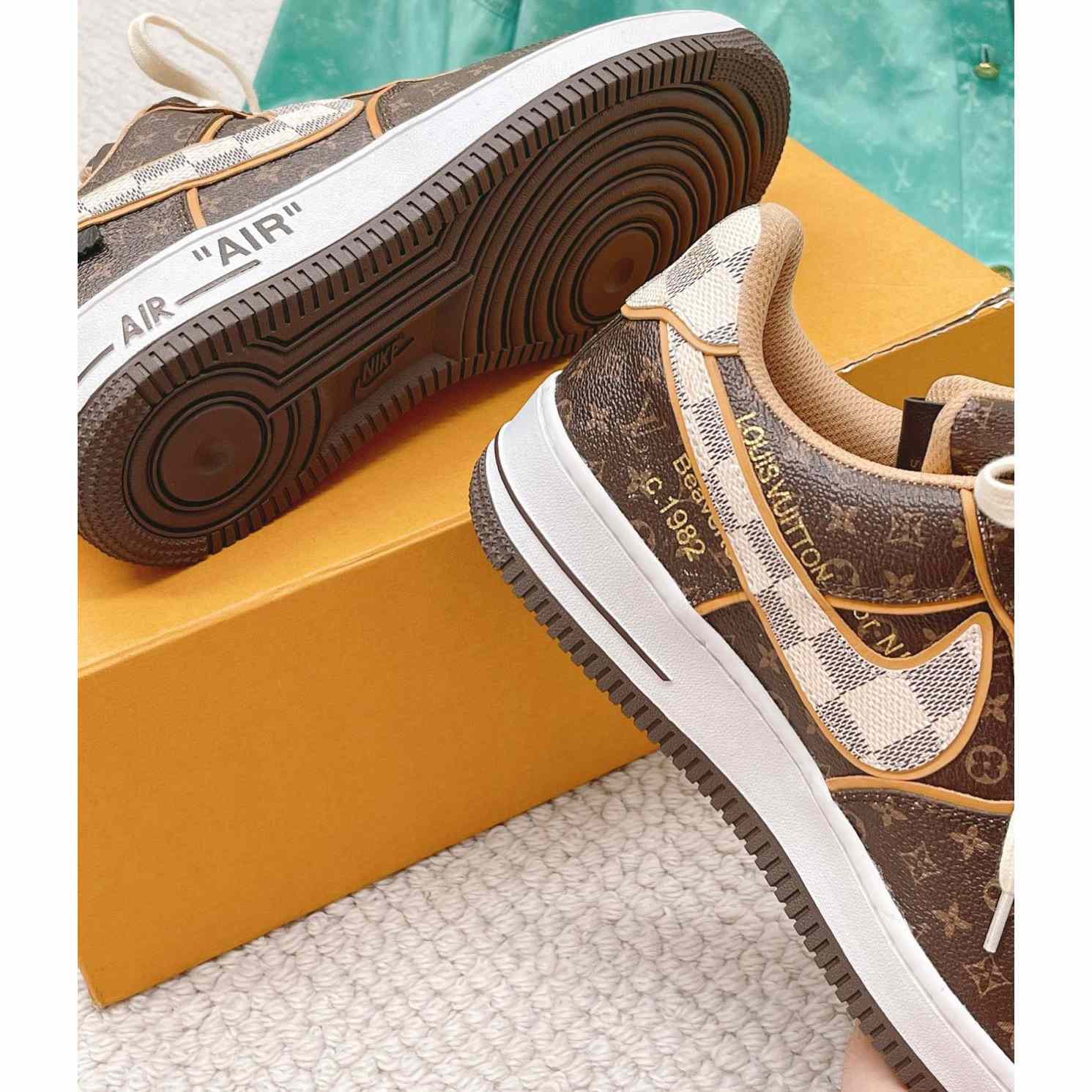 Louis Vuitton X Nike Air Force 1 Sneaker - PerfectKickZ