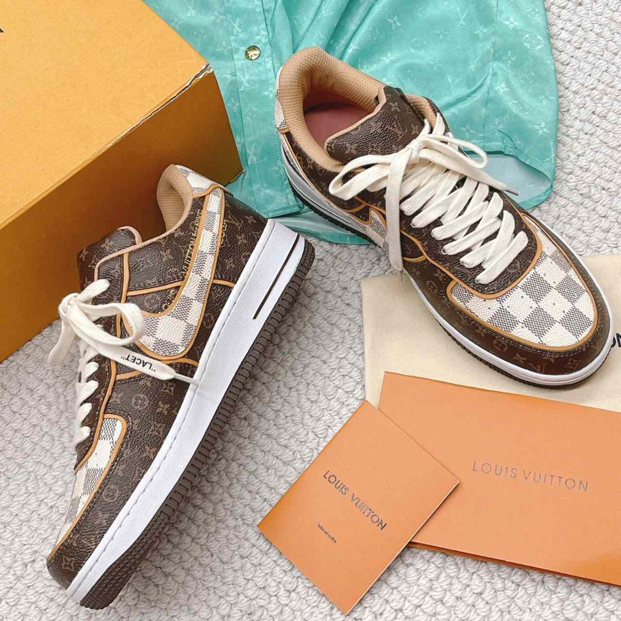 Louis Vuitton X Nike Air Force 1 Sneaker - PerfectKickZ