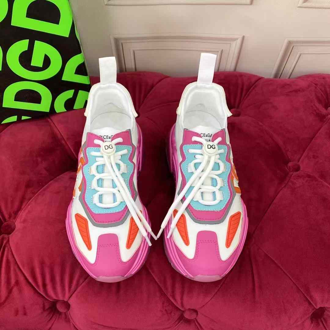 Dolce & Gabbana Mixed-Materials Daymaster Sneakers - PerfectKickZ