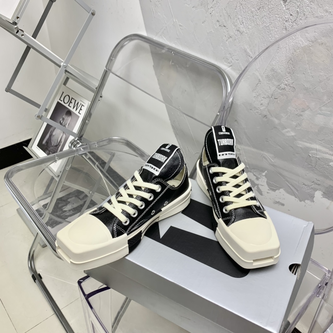 Rick Owens x Converse x  Drkshdw Turbodrk Sneakers - PerfectKickZ