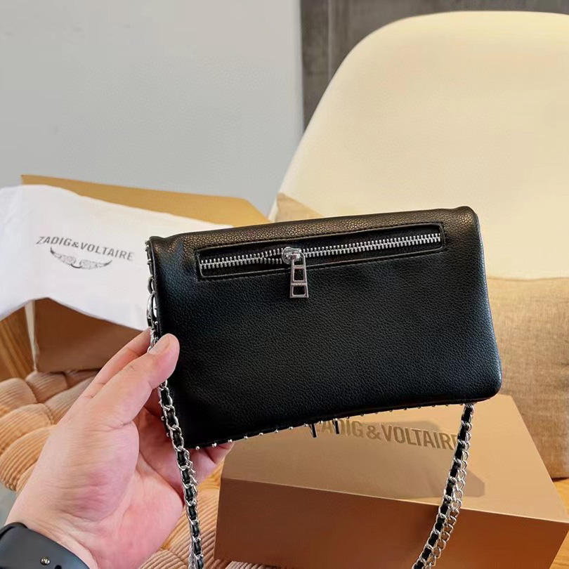 Zadig & Voltaire Shoulder Bag In Black(21-13-3cm) - PerfectKickZ