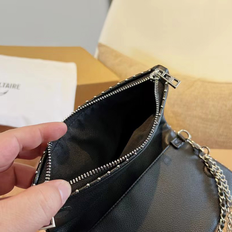 Zadig & Voltaire Shoulder Bag In Black(21-13-3cm) - PerfectKickZ