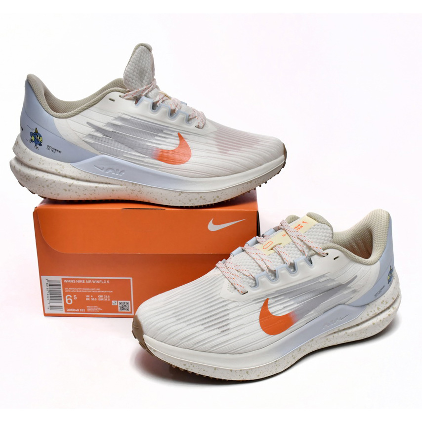 Nike Air Winflo 9 Black Coconut Milk Sneaker     DX6040-071 - PerfectKickZ