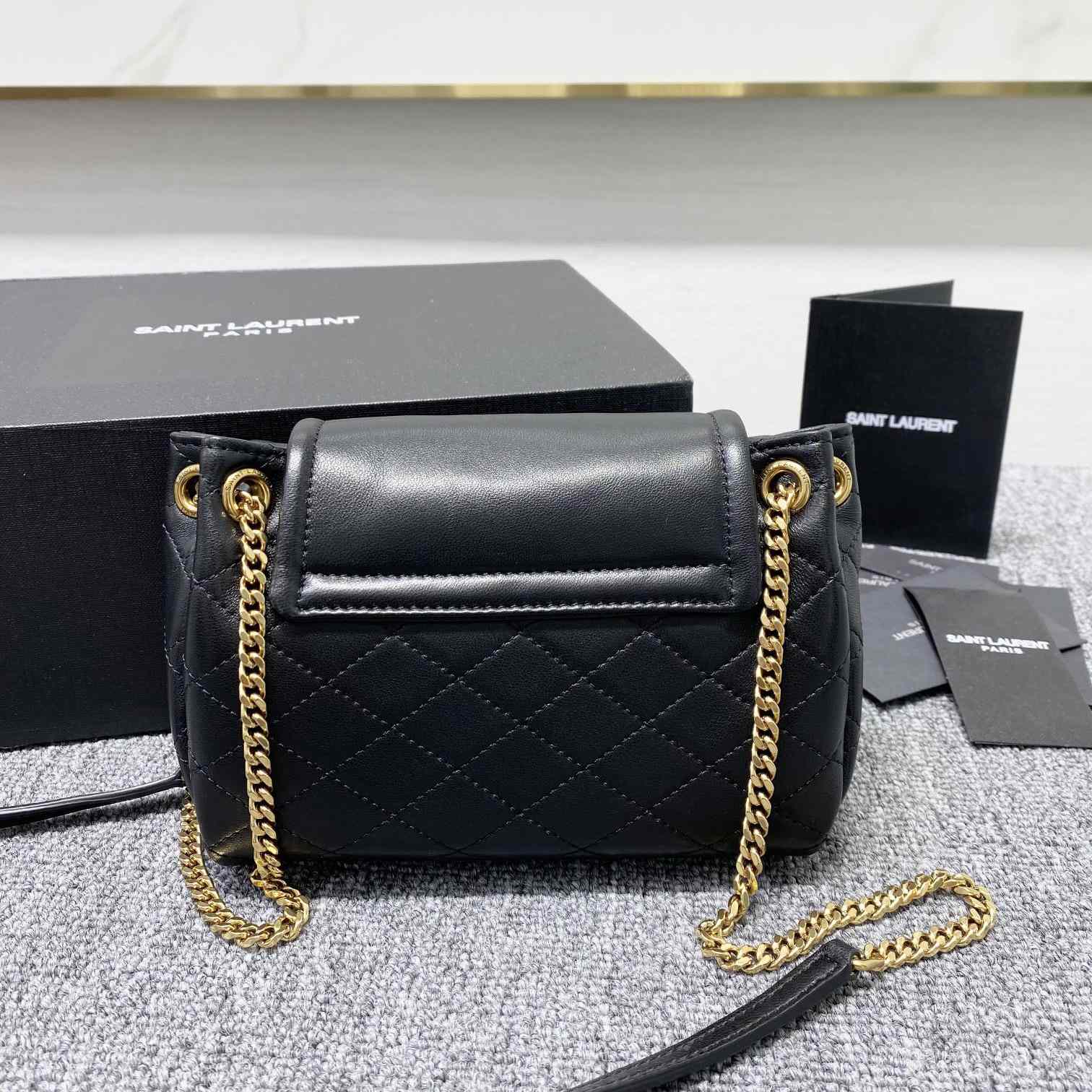 Saint Laurent Mini Nolita In Lambskin(18-13-6cm) - PerfectKickZ