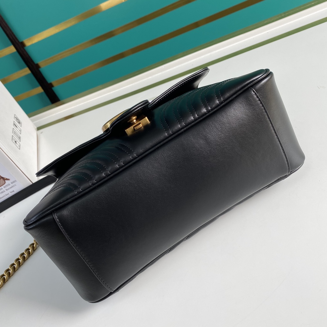 Gucci GG Marmont Small Top Handle Bag(27-19-10.5cm) - PerfectKickZ