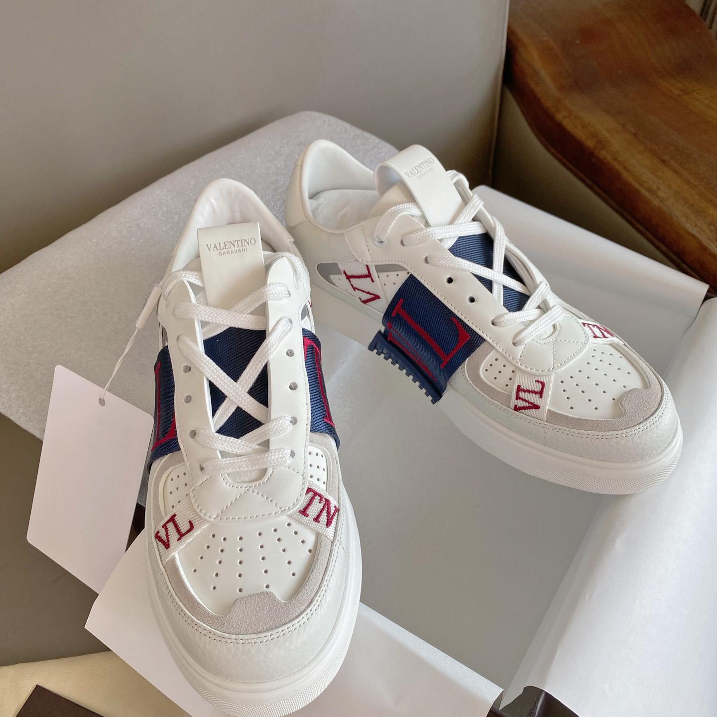 Valenti Low-Top Calfskin Vl7n Sneaker With Bands - PerfectKickZ