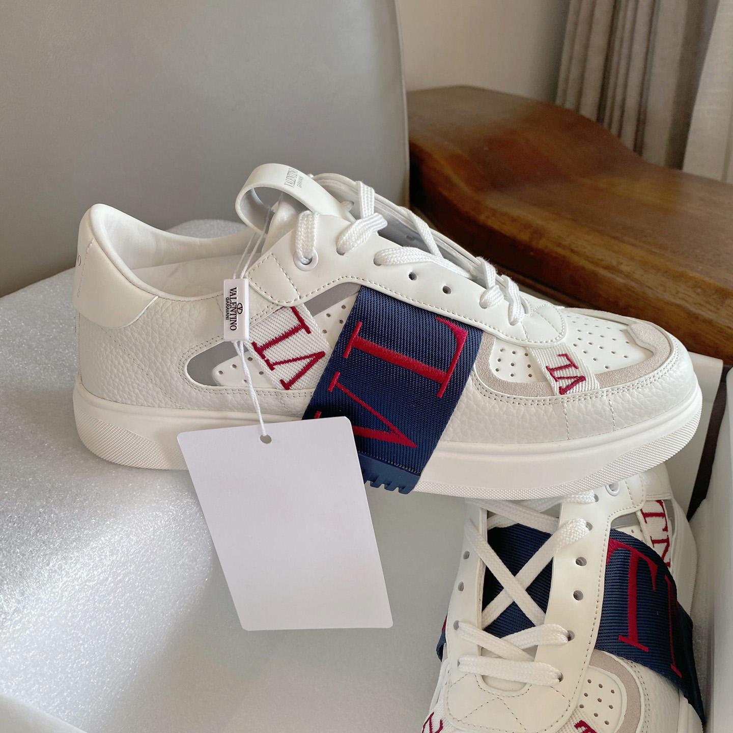 Valenti Low-Top Calfskin Vl7n Sneaker With Bands - PerfectKickZ