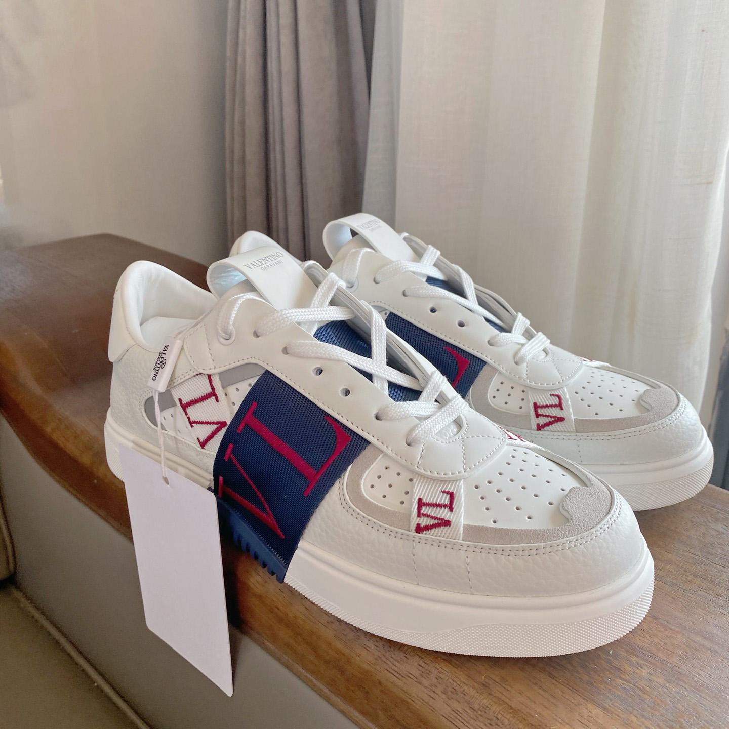 Valenti Low-Top Calfskin Vl7n Sneaker With Bands - PerfectKickZ