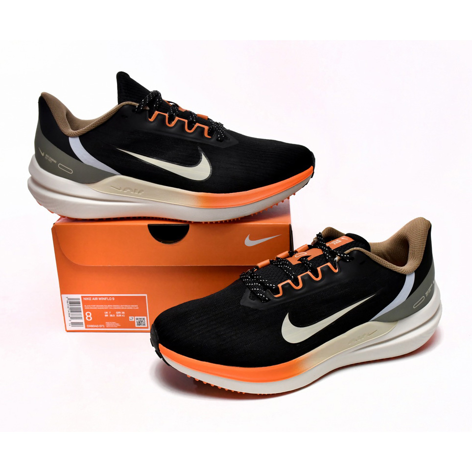 Nike Air Winflo 9 Black Coconut Milk Sneaker     DX6040-071 - PerfectKickZ