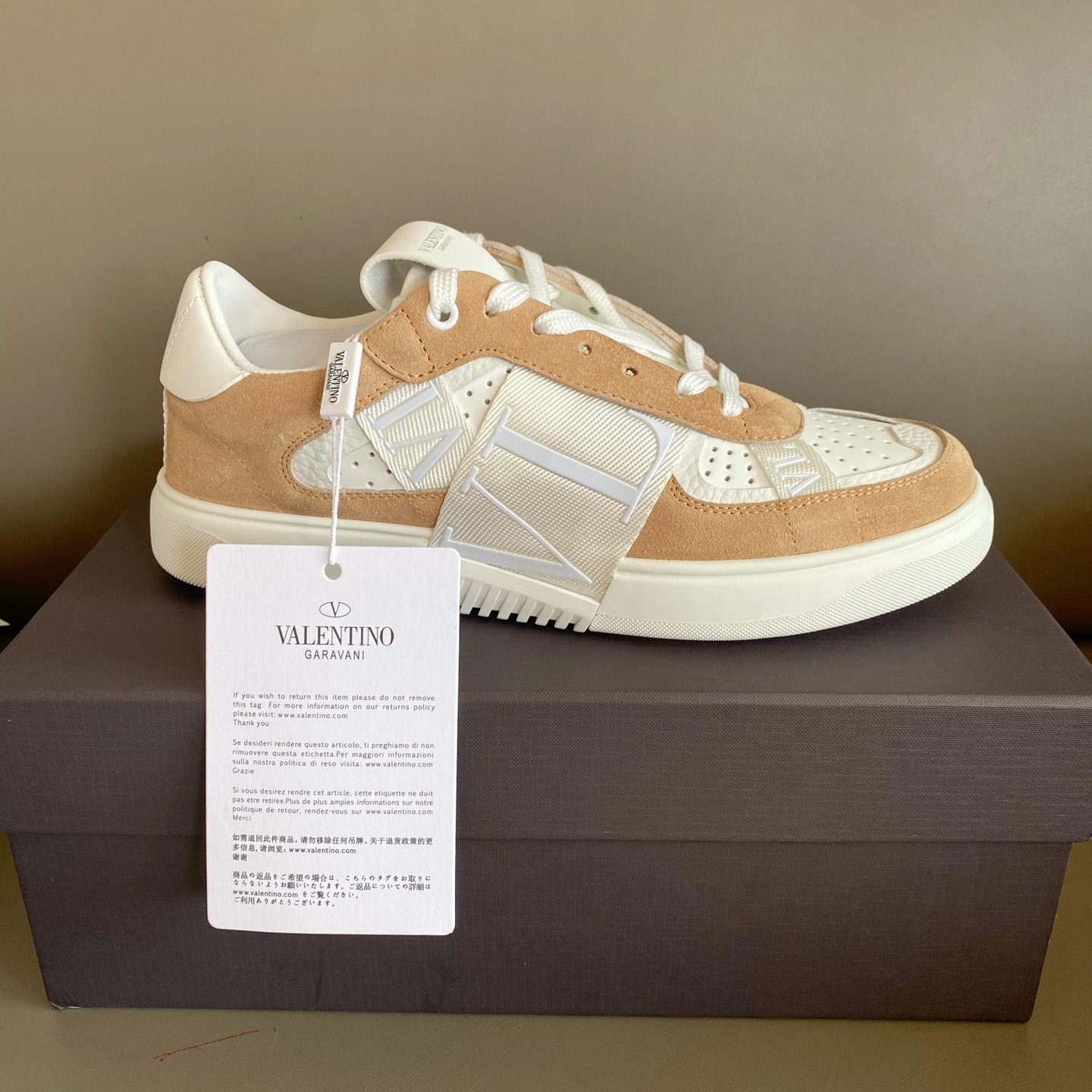 Valenti Low-Top Calfskin Vl7n Sneaker With Bands - PerfectKickZ