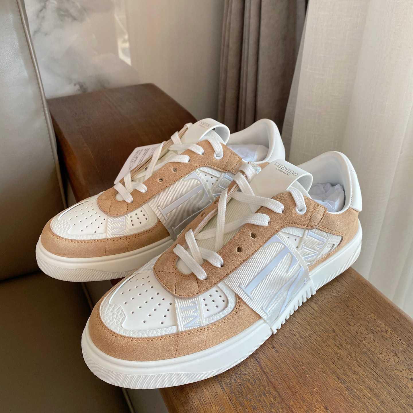Valenti Low-Top Calfskin Vl7n Sneaker With Bands - PerfectKickZ