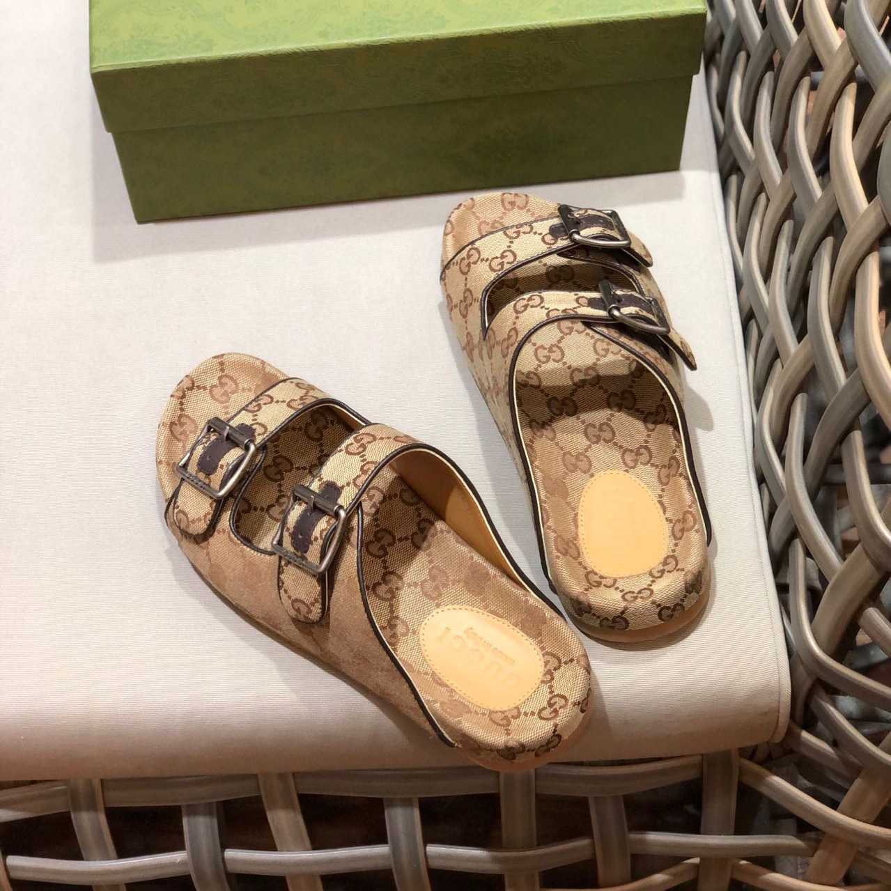 Gucci Men's Slide Sandal With Straps - PerfectKickZ