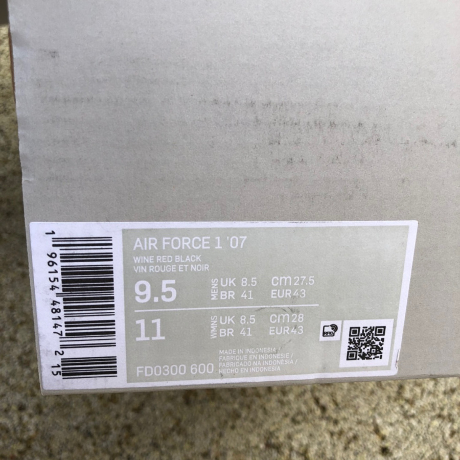 Nike Air Force 1 Low ’07 Sneaker      FD0300-600 - PerfectKickZ