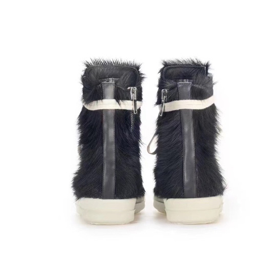 Rick Owens High Top Sneakers In Black - PerfectKickZ