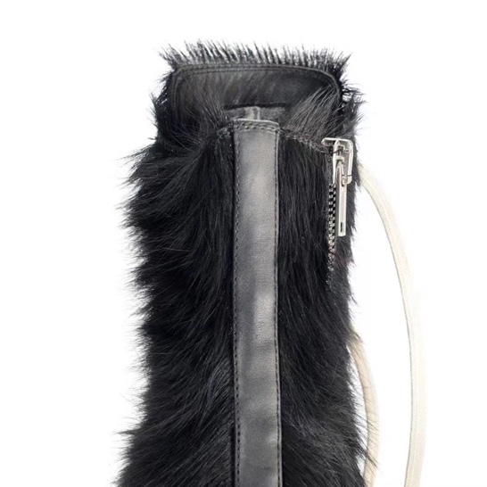 Rick Owens High Top Sneakers In Black - PerfectKickZ