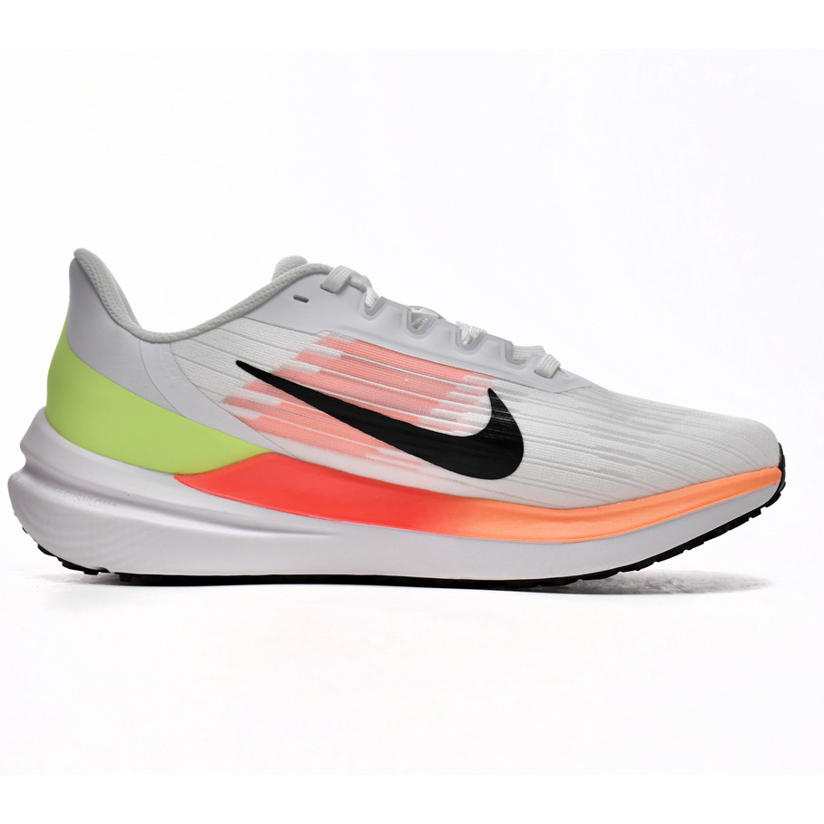 Nike Air Winflo 9 White Orange Sneaker    DD6203-100 - PerfectKickZ