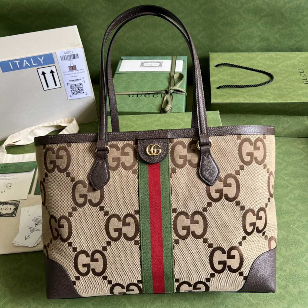 Gucci Ophidia Jumbo GG Medium Tote(32-28-14cm) - 