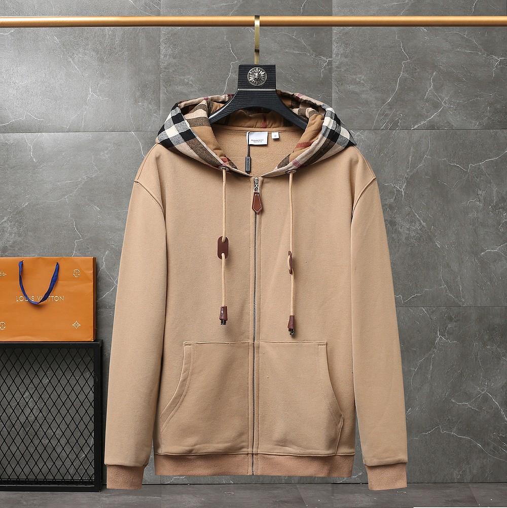 Burberry Check Hood Cotton Hooded Top - PerfectKickZ