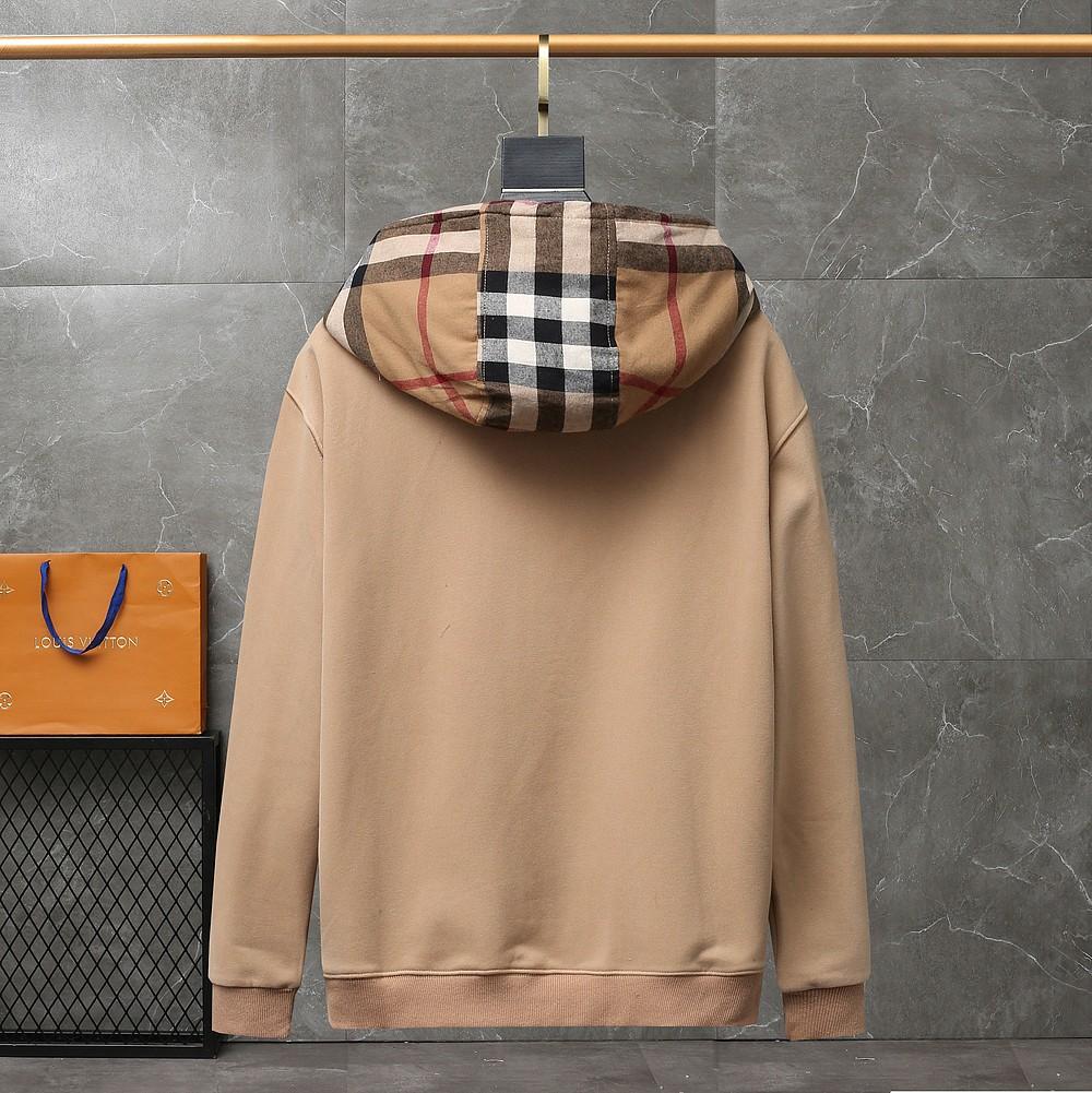 Burberry Check Hood Cotton Hooded Top - PerfectKickZ