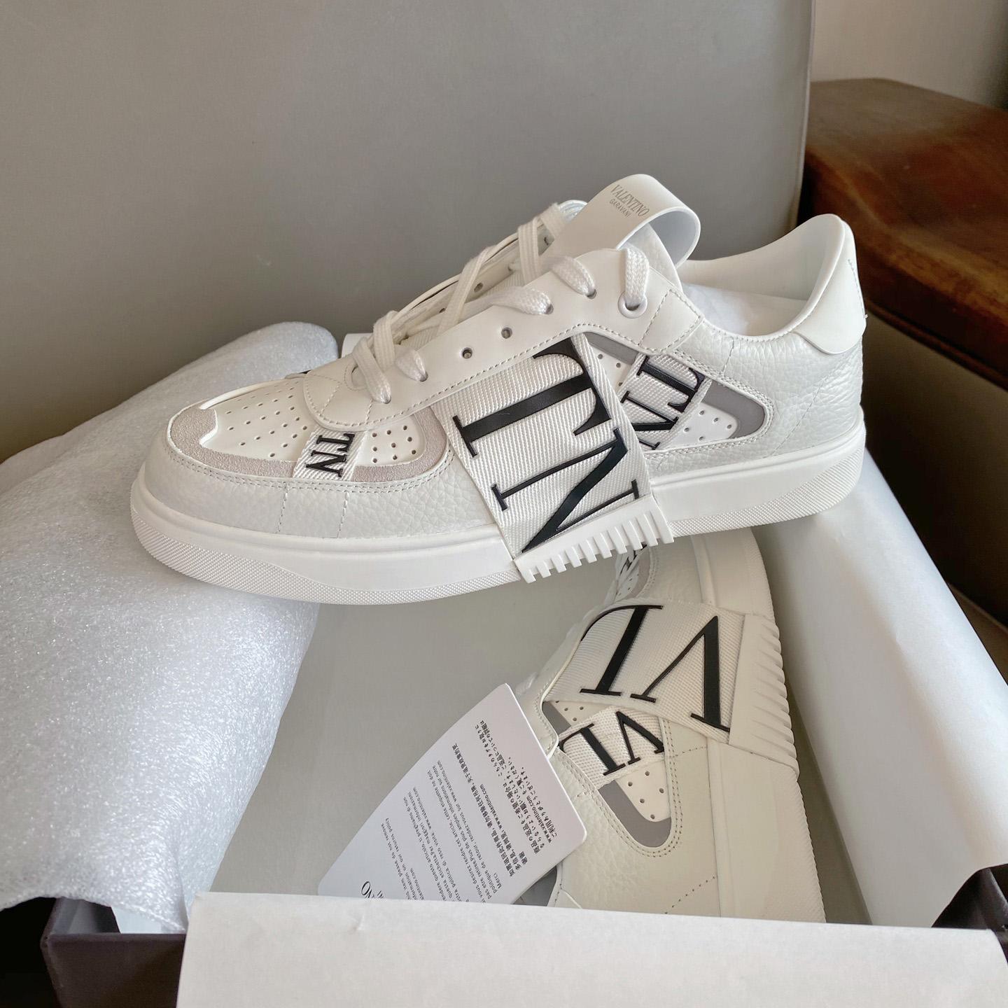 Valenti Low-Top Calfskin Vl7n Sneaker With Bands - PerfectKickZ