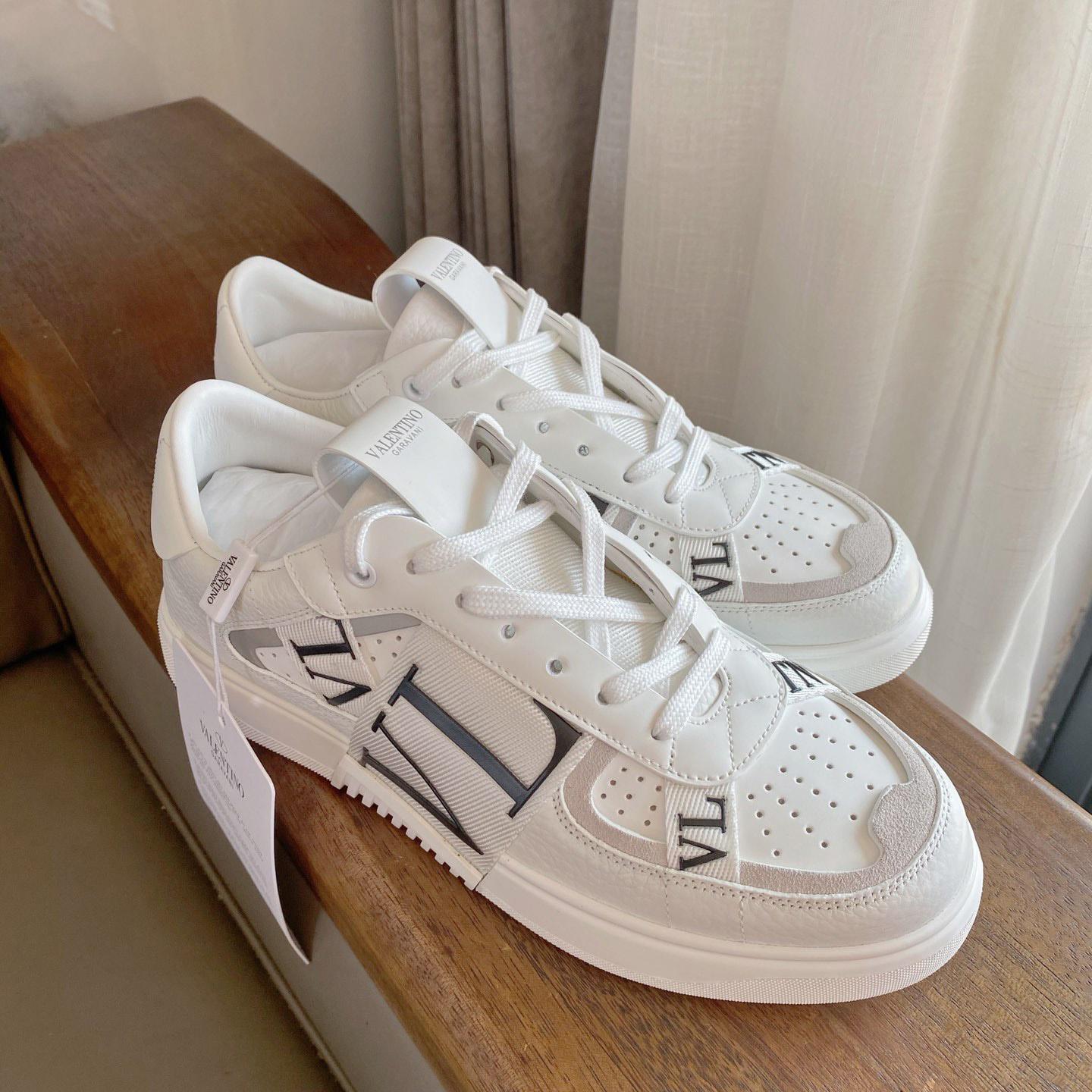 Valenti Low-Top Calfskin Vl7n Sneaker With Bands - PerfectKickZ