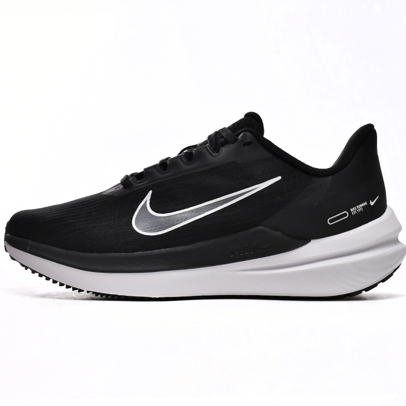 Nike Air Winflo 9 Black Dark Smoke Grey Sneaker   DD8686-001 - PerfectKickZ
