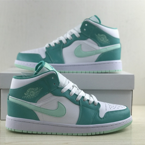 Air Jordan 1 Mid “Marine Green” Sneaker     DV2229-300 - PerfectKickZ