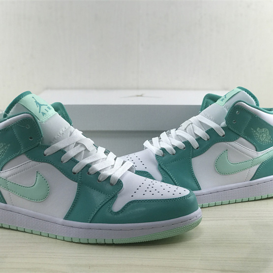 Air Jordan 1 Mid “Marine Green” Sneaker     DV2229-300 - PerfectKickZ