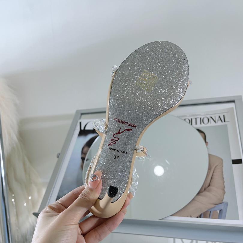 Rene Caovilla Stiletto Heel Sandals - PerfectKickZ