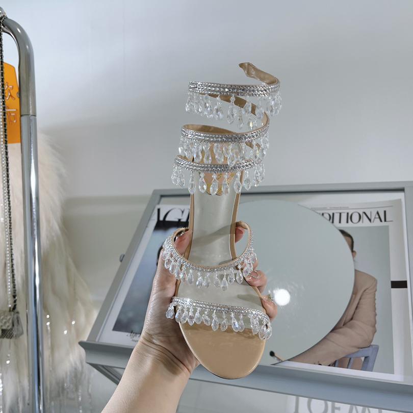 Rene Caovilla Stiletto Heel Sandals - PerfectKickZ