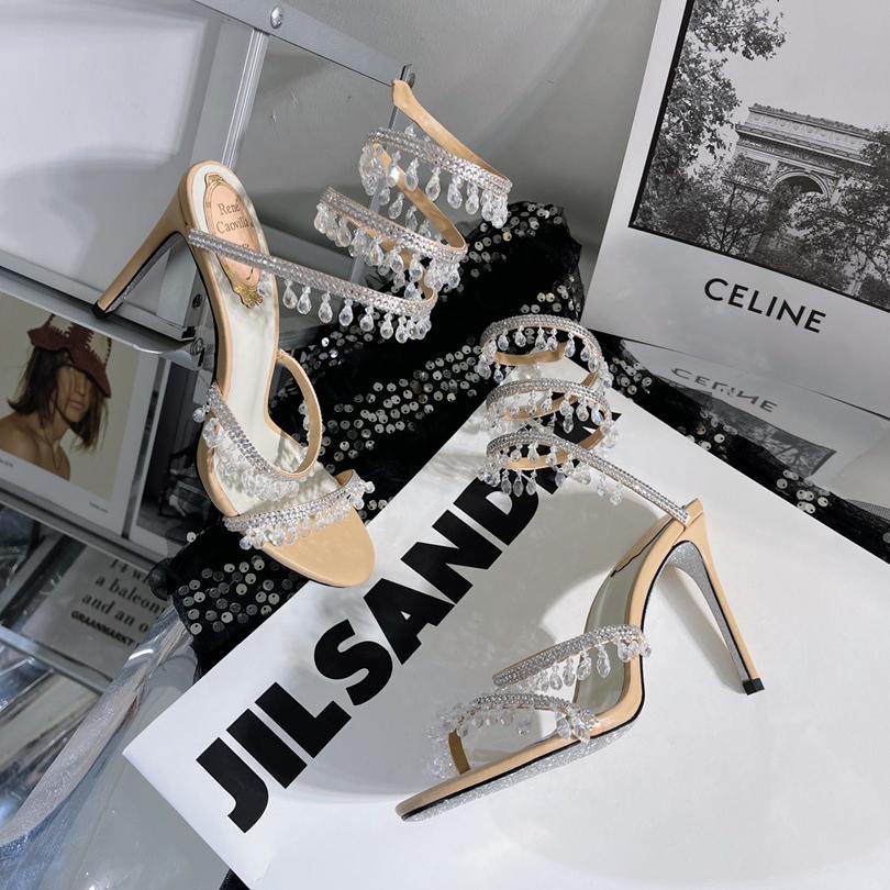 Rene Caovilla Stiletto Heel Sandals - PerfectKickZ