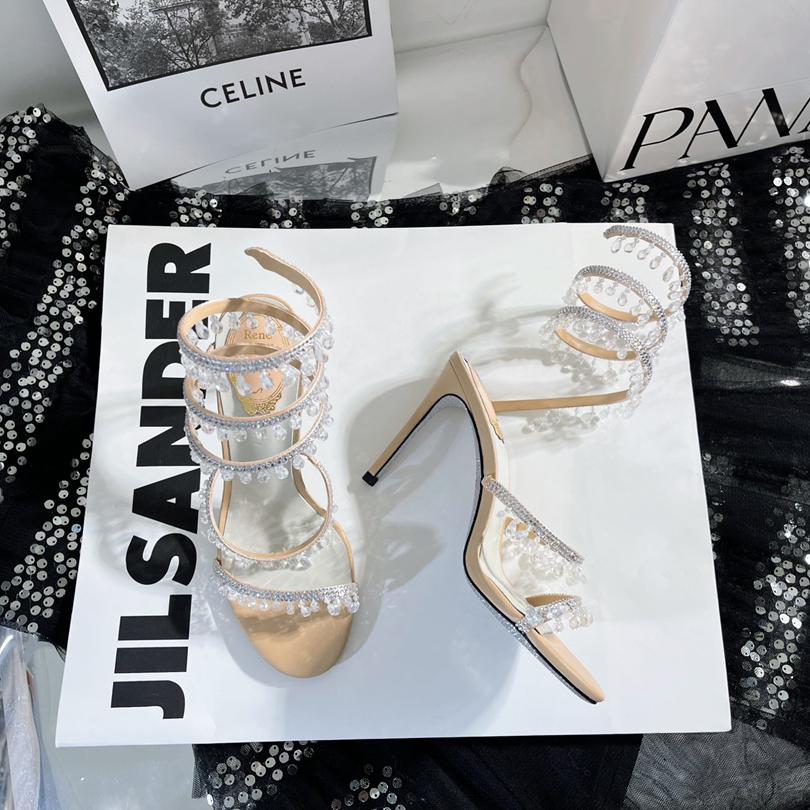 Rene Caovilla Stiletto Heel Sandals - PerfectKickZ