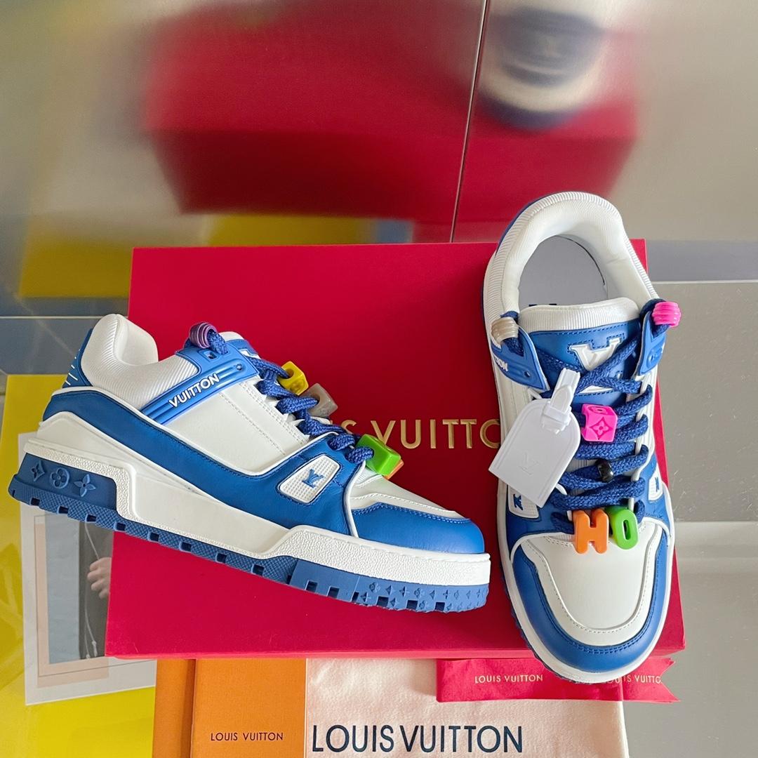 Louis Vuitton LV Trainer Sneaker    (upon UK size) - PerfectKickZ