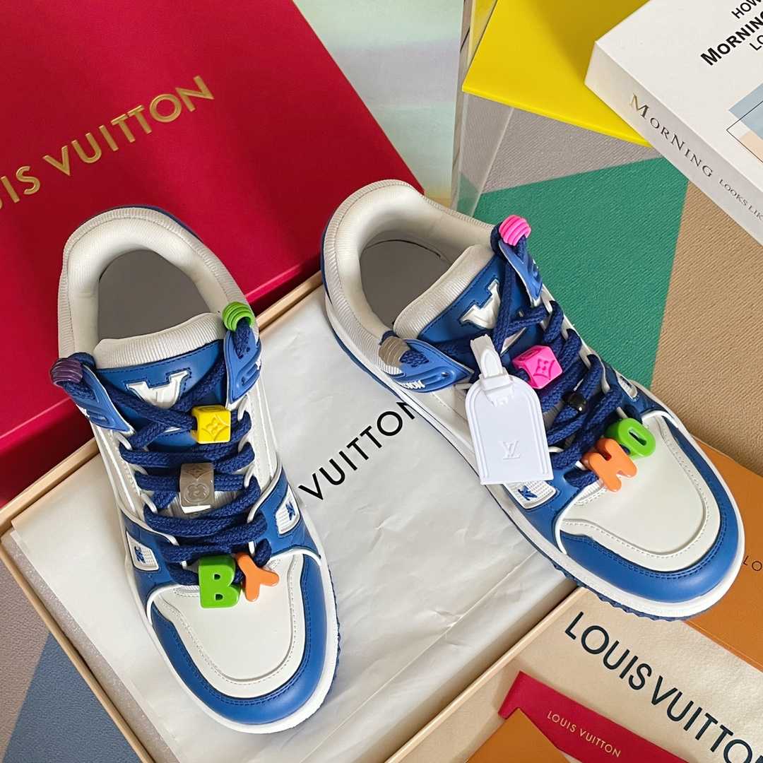 Louis Vuitton LV Trainer Sneaker    (upon UK size) - PerfectKickZ