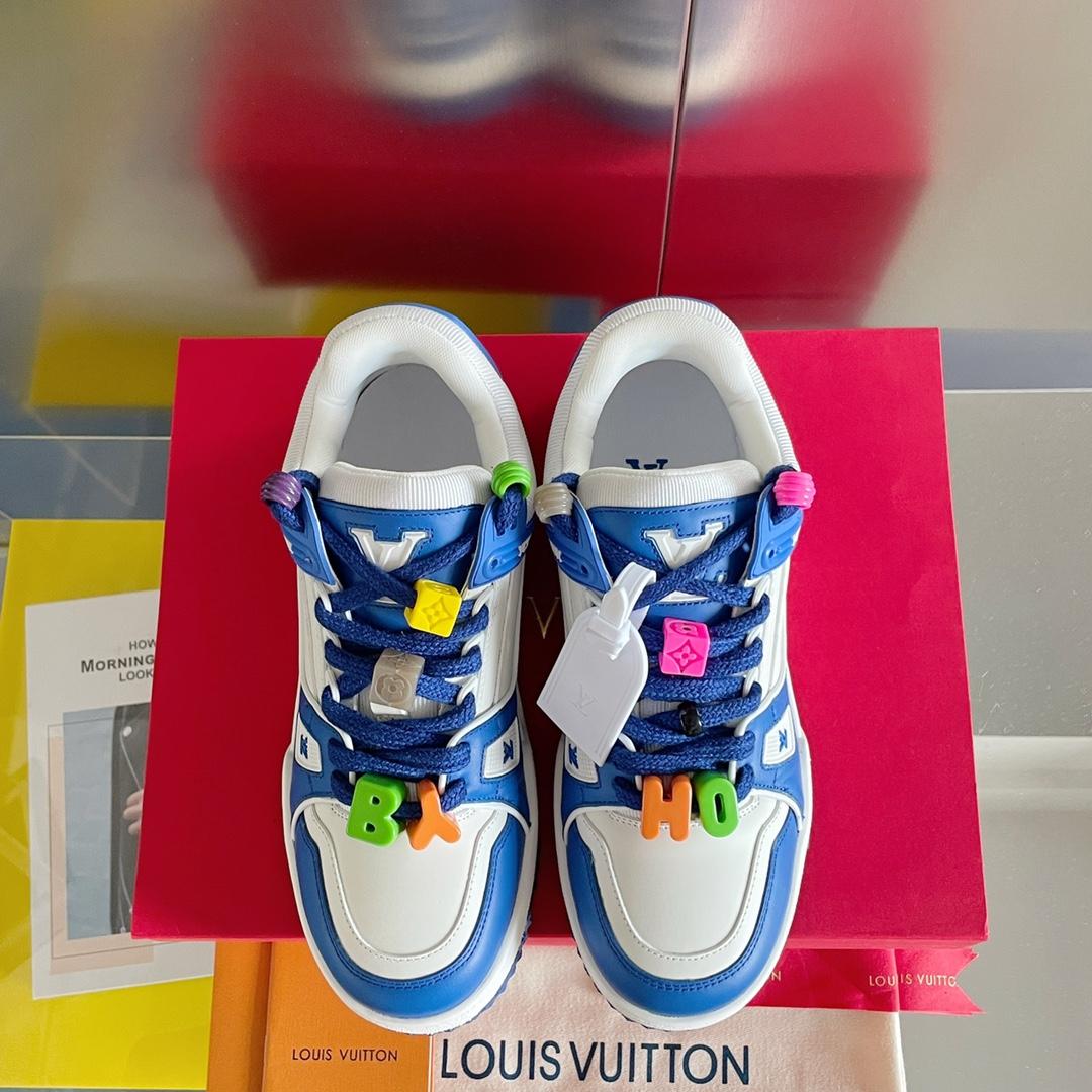 Louis Vuitton LV Trainer Sneaker    (upon UK size) - PerfectKickZ