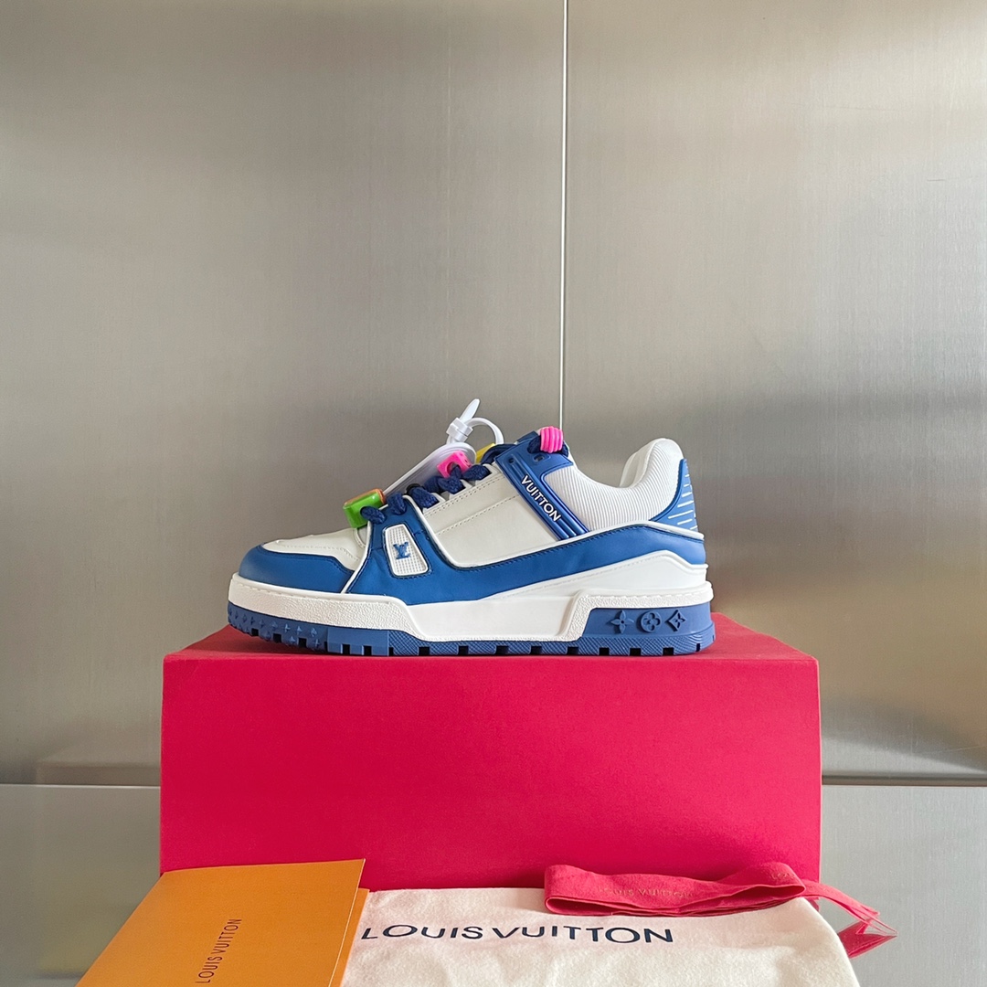 Louis Vuitton LV Trainer Sneaker    (upon UK size) - PerfectKickZ