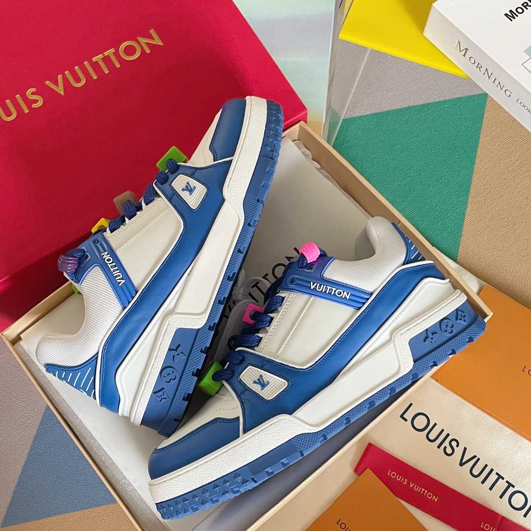 Louis Vuitton LV Trainer Sneaker    (upon UK size) - PerfectKickZ