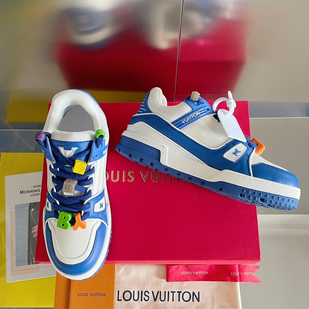 Louis Vuitton LV Trainer Sneaker    (upon UK size) - PerfectKickZ