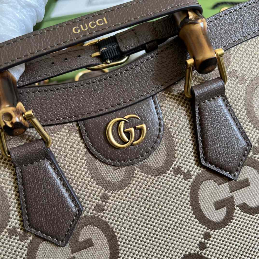 Gucci Diana Jumbo GG Small Tote Bag(27-24-11cm) - PerfectKickZ