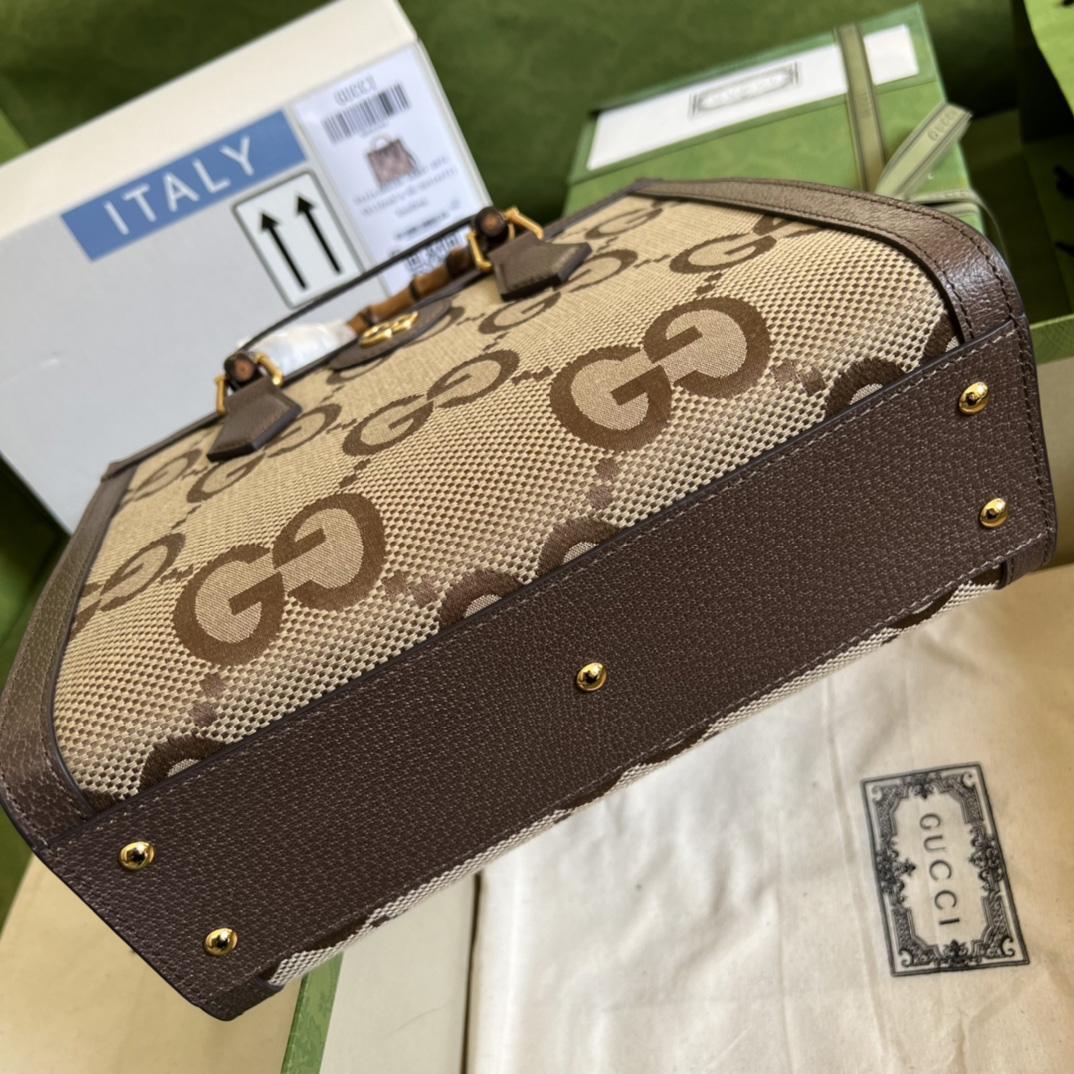 Gucci Diana Jumbo GG Small Tote Bag(27-24-11cm) - PerfectKickZ