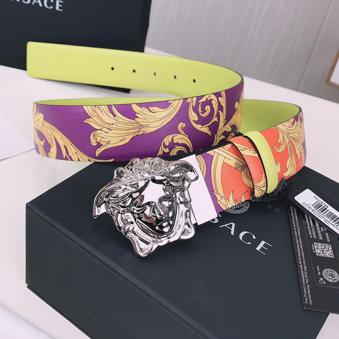 Versace La Medusa Le Pop Classique Reversible Belt   40mm - PerfectKickZ