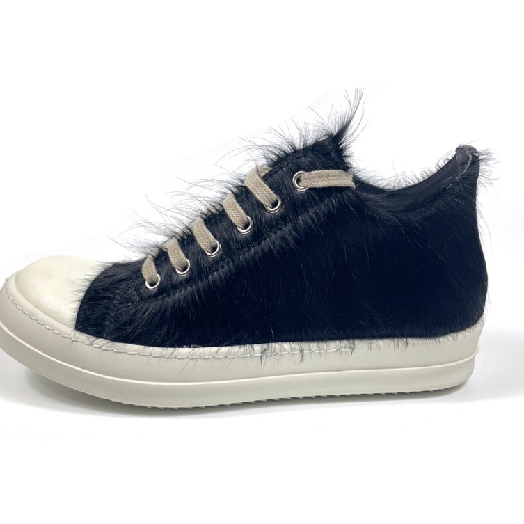 Rick Owens Low Top Sneakers In Black - PerfectKickZ