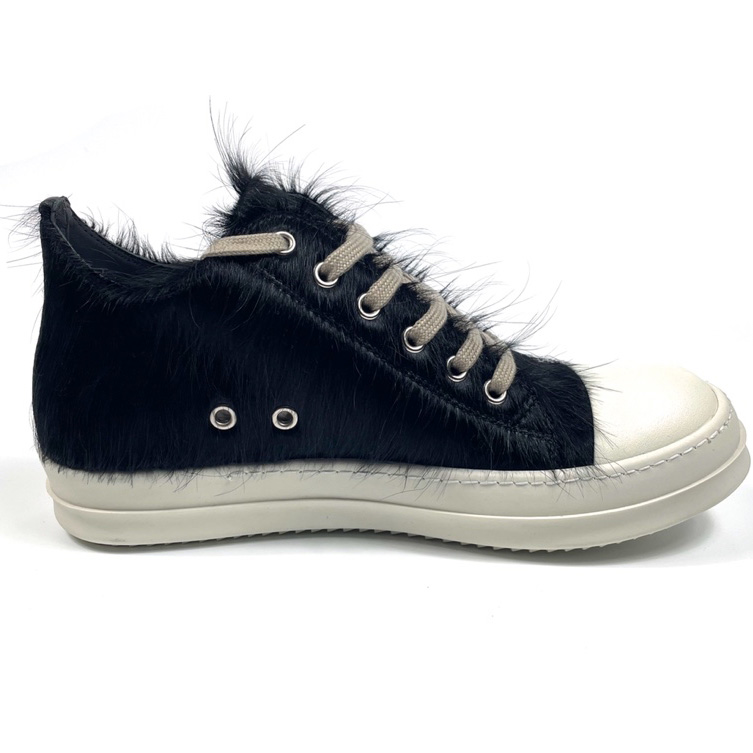 Rick Owens Low Top Sneakers In Black - PerfectKickZ
