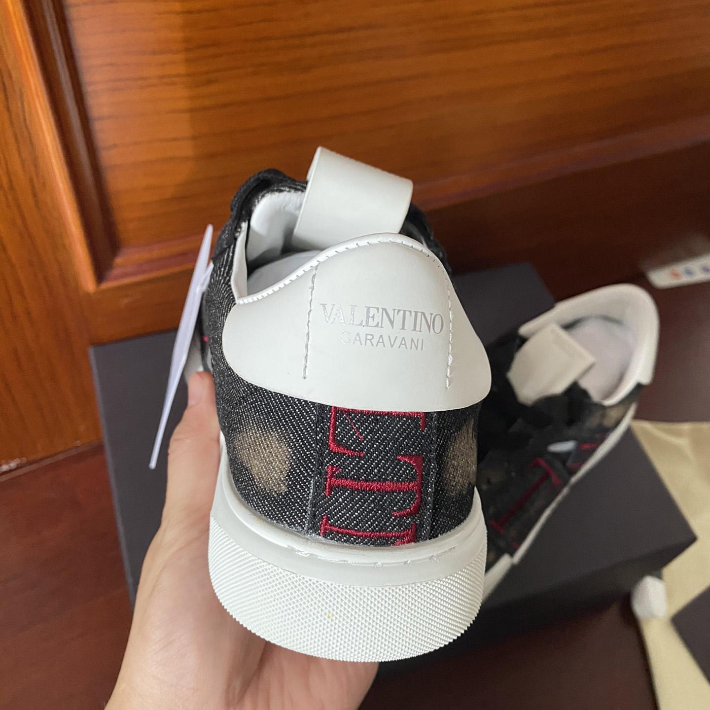 Valenti Low-Top Calfskin Vl7n Sneaker With Bands - PerfectKickZ